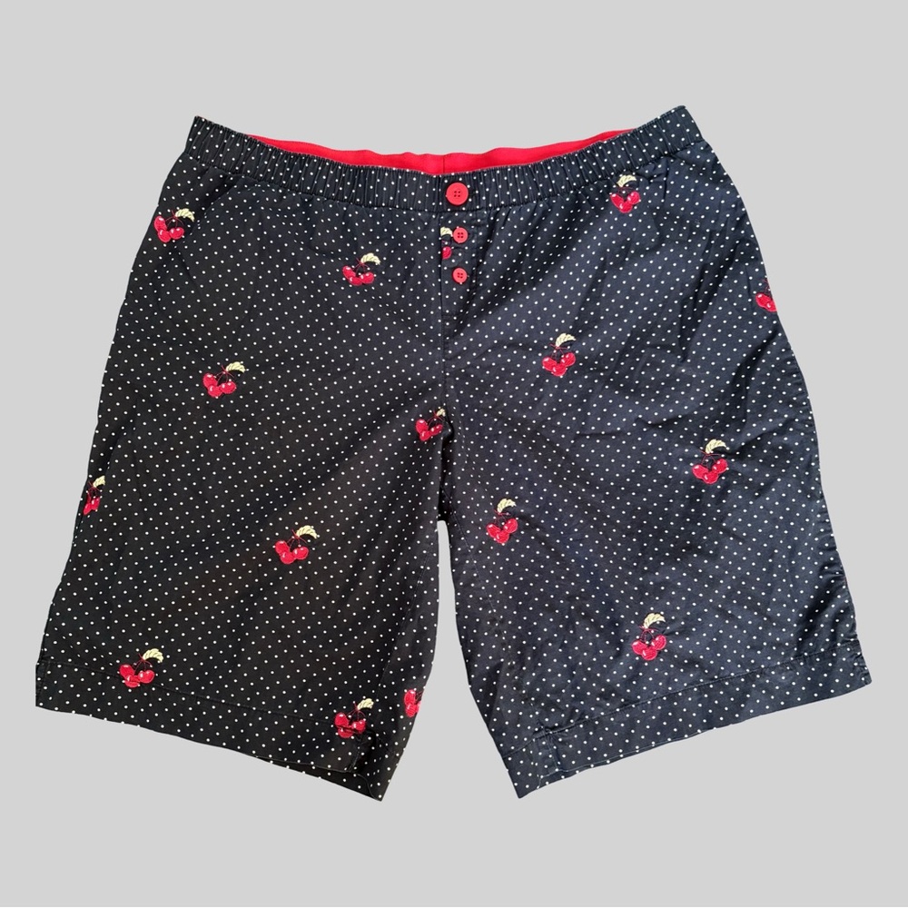 Nick & Nora Sleepwear Shorts Boxers Cherries